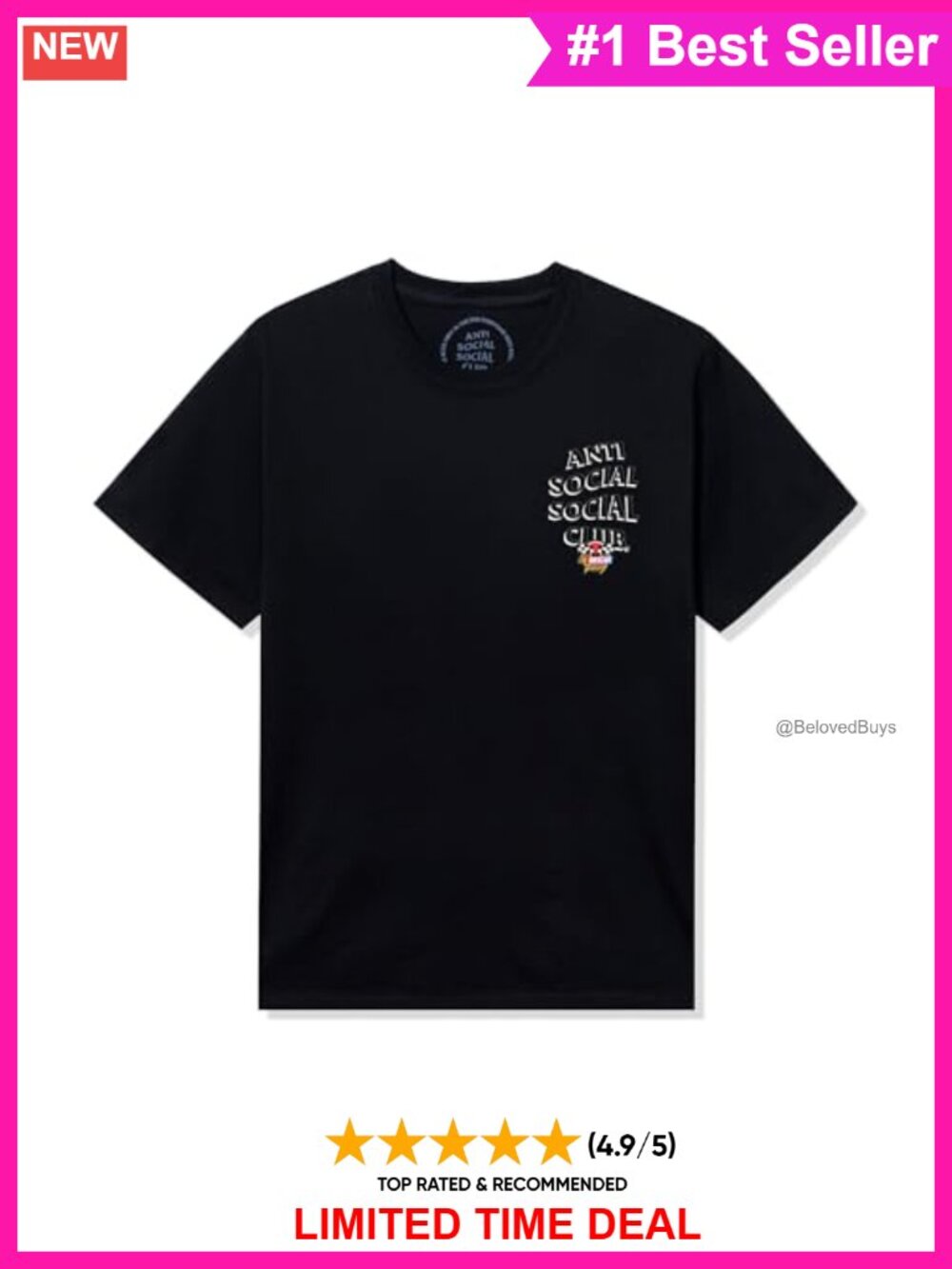 ASSC x NASCAR Graphic Tee Crewneck Streetwear Unisex Motorsport T-Shirt